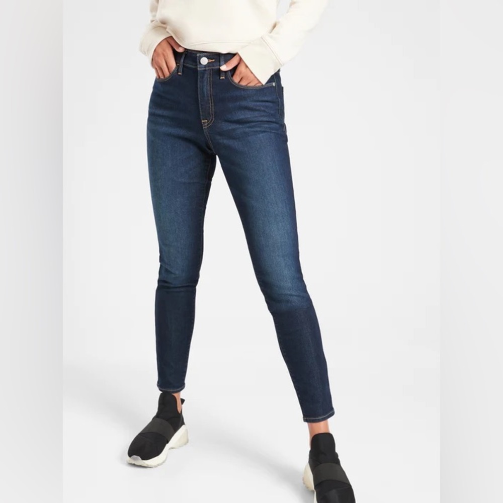 Athleta skinny jeans size 4 tall